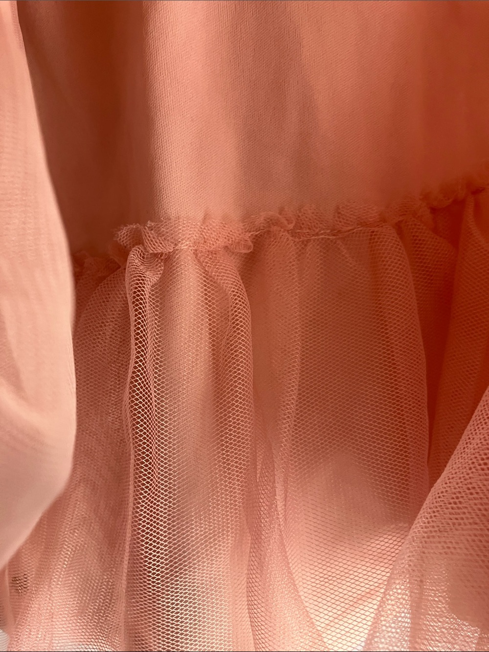 btween Pink Tulle Skirt with Silver Heart Accents - Picture 7 of 9